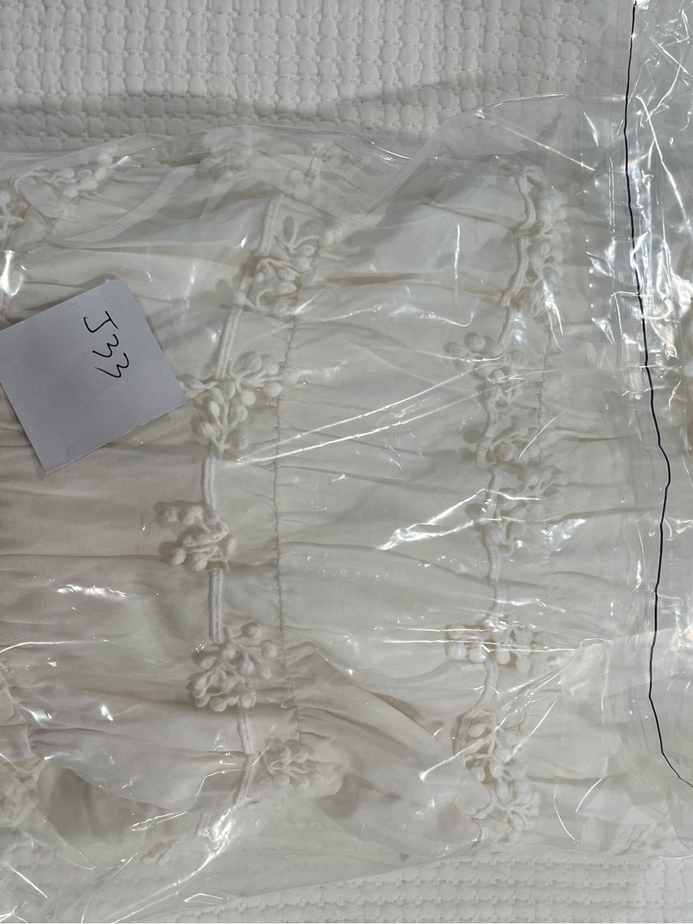 FARM Rio white Tiered Midi Dress with V-Neck - Picture 12 of 12